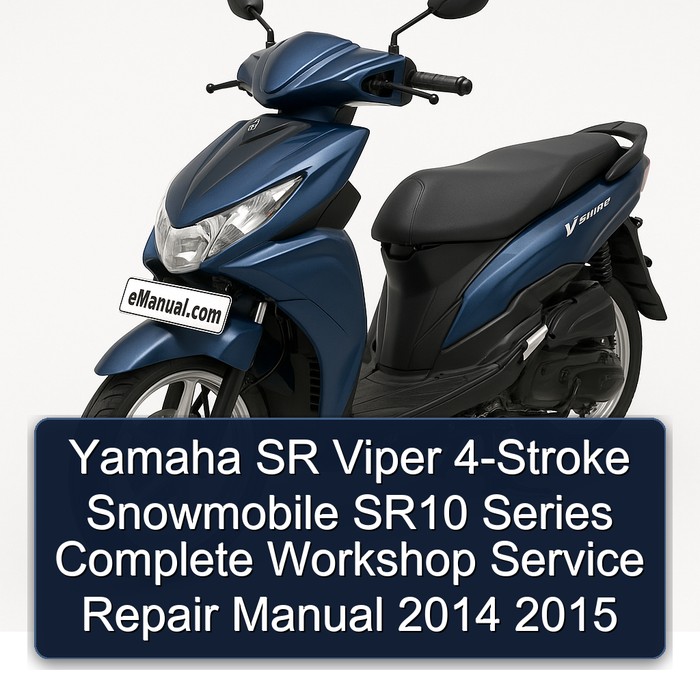Yamaha SR Viper 4-Stroke Snowmobile SR10 Series Complete Workshop Service Repair Manual 2014 2015