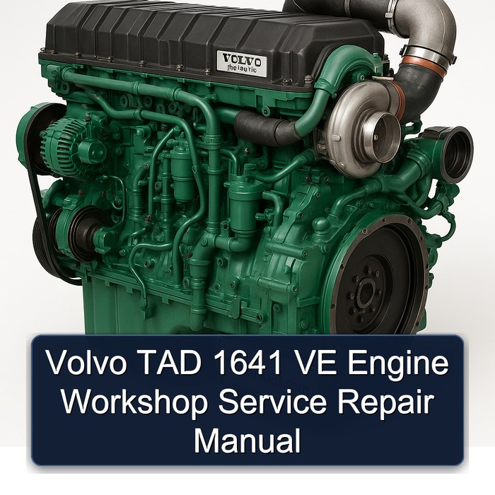 Manual de Reparación y Servicio del Motor Volvo TAD 1641 VE