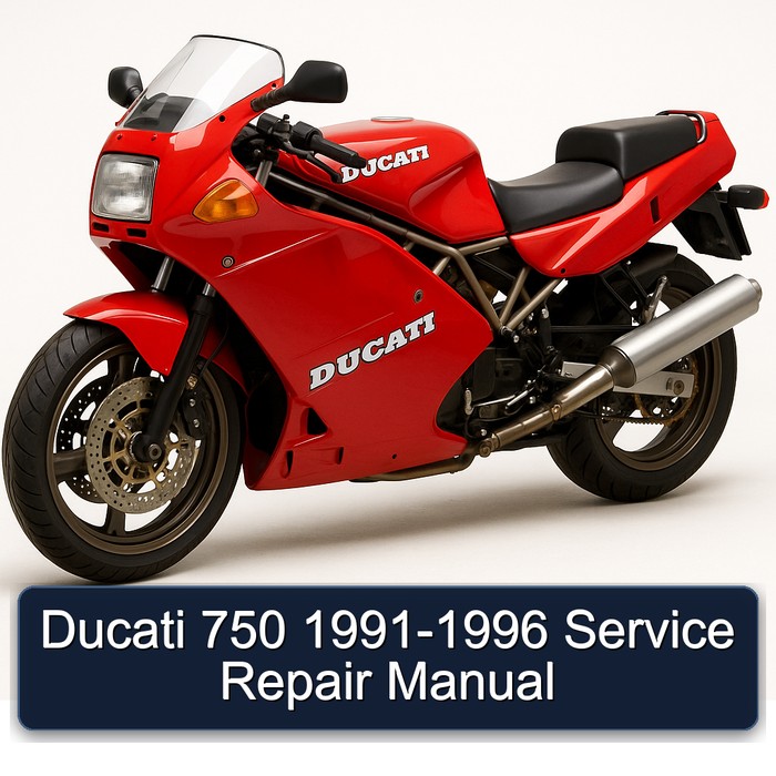 Ducati 750 1991-1996 Manual de servicio y reparación