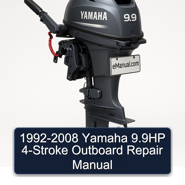 1992-2008 Yamaha 9.9HP 4-Stroke Outboard Repair Manual