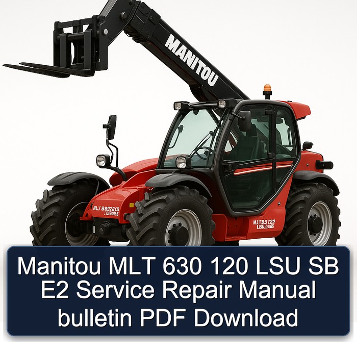 Manitou Mlt 630 120 Lsu Sb E2 Bulletin Workshop Service Repair Manual PDF Download