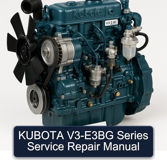 KUBOTA V3-E3BG Series Manual de servicio y reparación