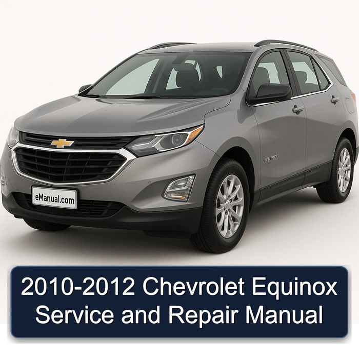 2010-2012 Chevrolet Equinox Manual de servicio y reparación