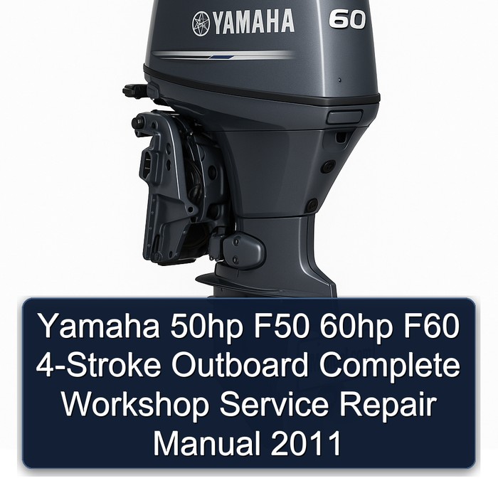 Yamaha 50hp F50 60hp F60 4-Stroke Outboard Complete Workshop Service Repair Manual 2011