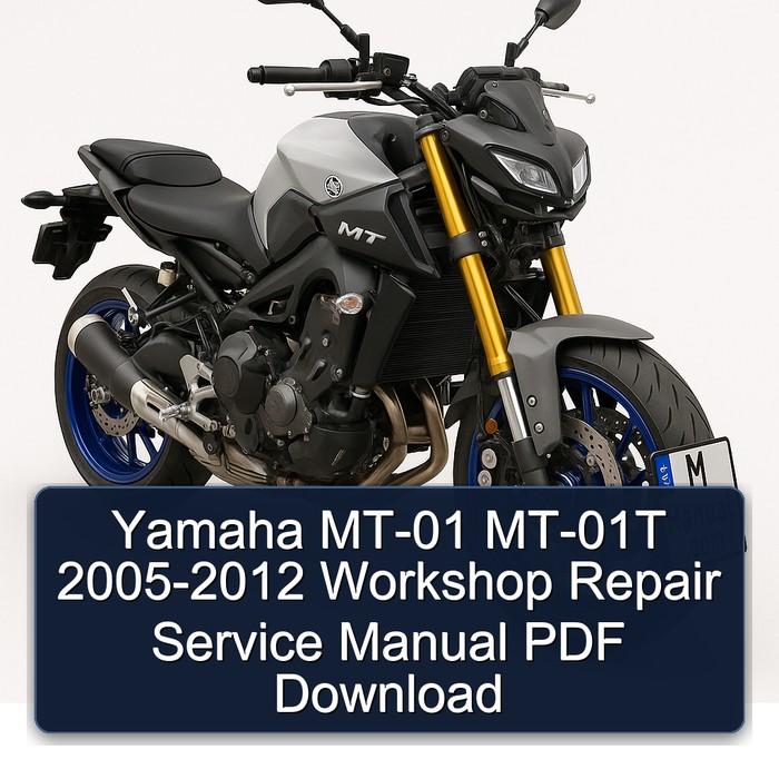 Yamaha MT-01 MT-01T 2005-2012 Workshop Repair Service Manual PDF Download