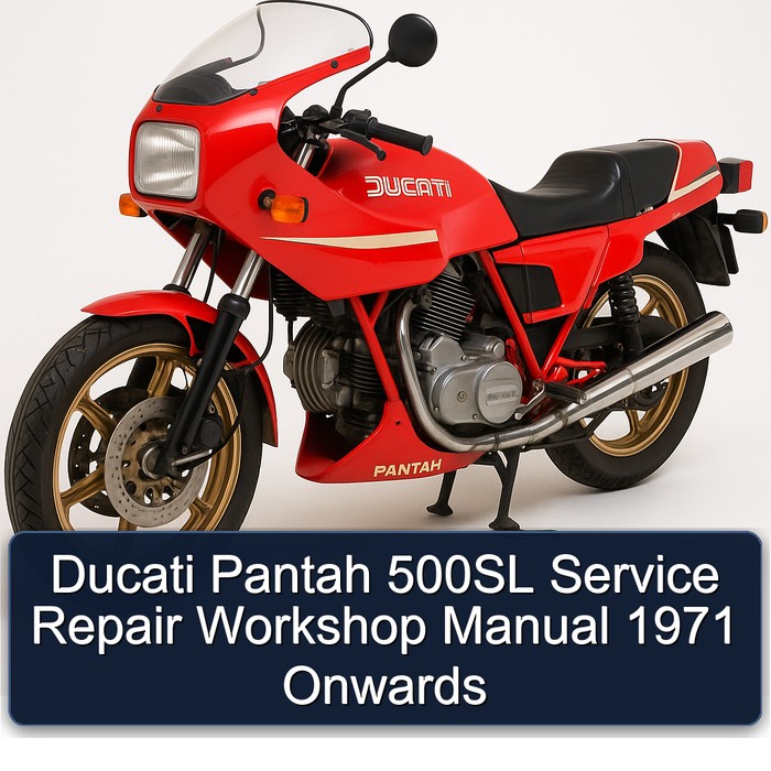 Ducati Pantah 500SL Service Repair Workshop Manual 1971 Onwards