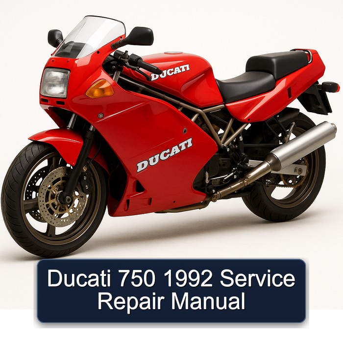 Ducati 750 1992 Manual de servicio y reparación