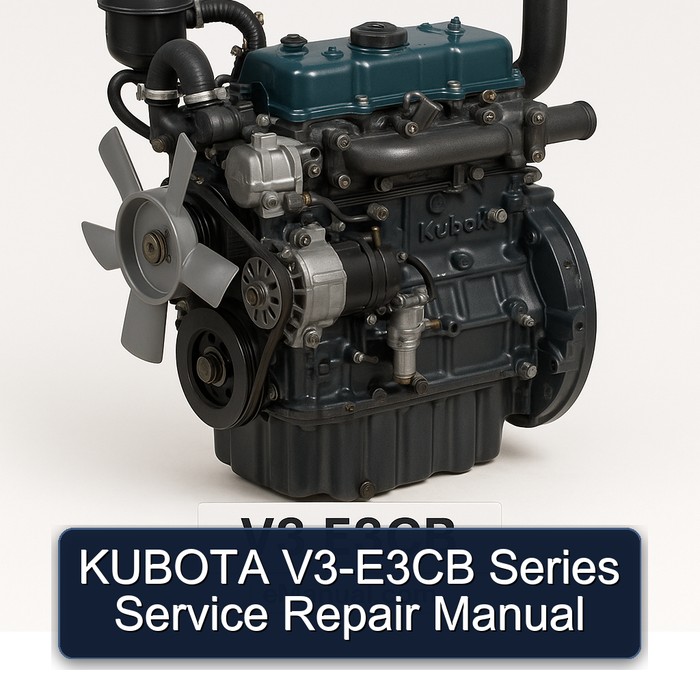 KUBOTA V3-E3CB Series Manual de servicio y reparación