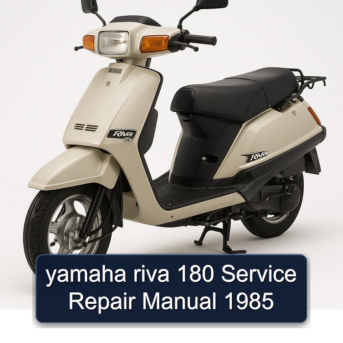yamaha riva 180 Service Repair Manual 1985