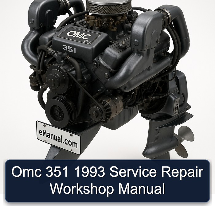 Omc 351 1993 Service Repair Workshop Manual 