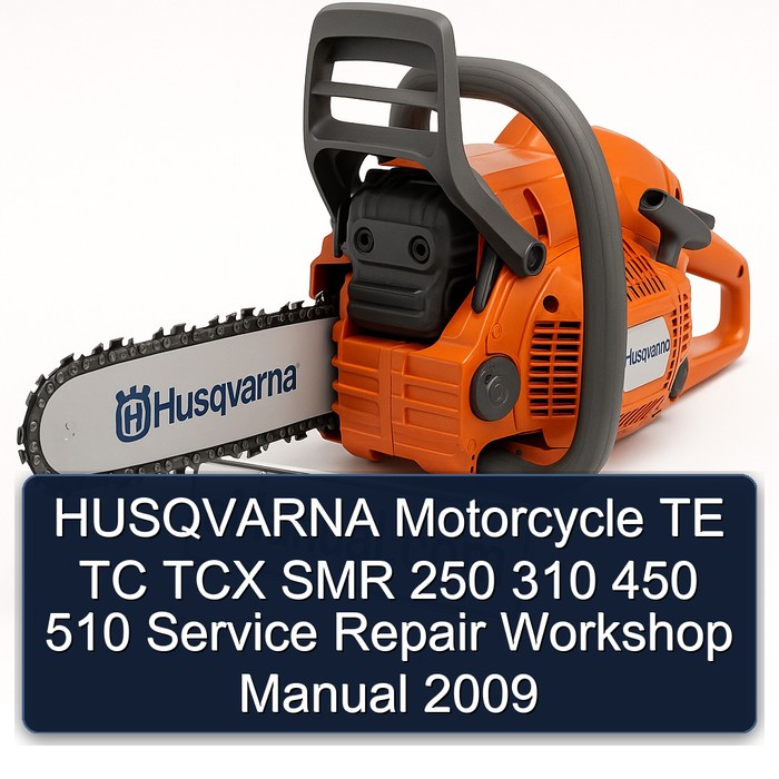 HUSQVARNA Motorcycle TE TC TCX SMR 250 310 450 510 Service Repair Workshop Manual 2009