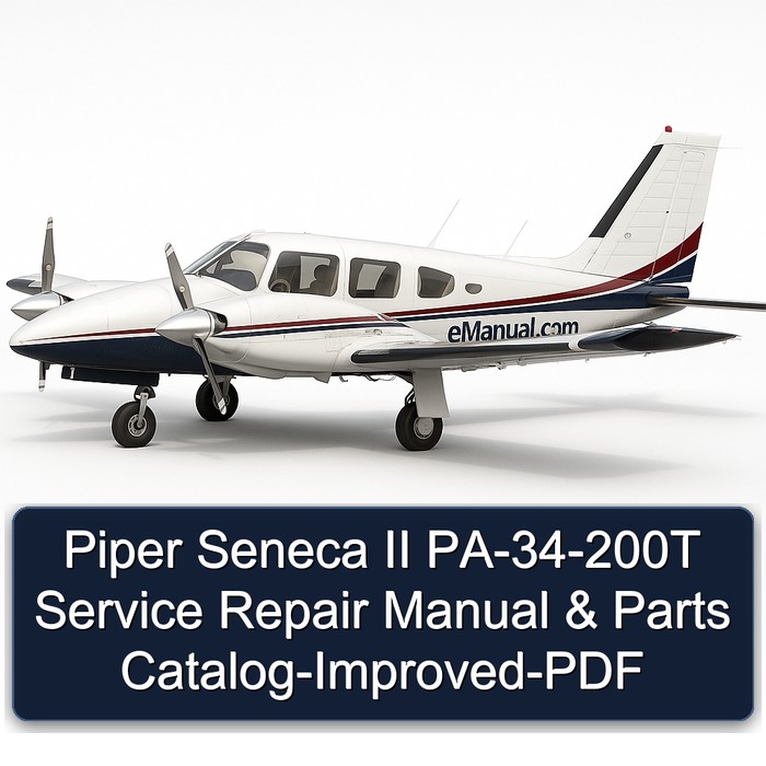 Piper Seneca II PA-34-200T Service Repair Manual & Parts Catalog-Improved-PDF