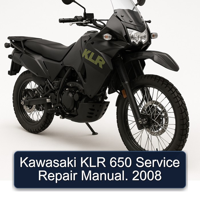 Kawasaki KLR 650 Manual de servicio y reparación. 2008