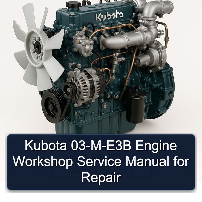 Manual de Servicio del Motor Kubota 03-M-E3B