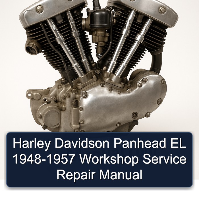 Harley Davidson Panhead EL 1948-1957 Workshop Manual de servicio y reparación