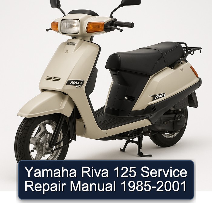 Yamaha Riva 125 Service Repair Manual 1985-2001