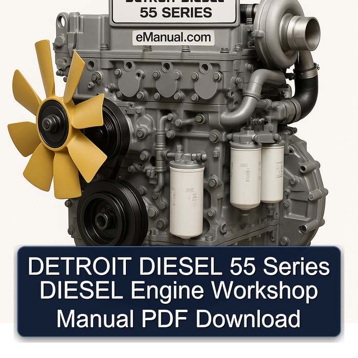 Detroit Diesel 55er Baureihe Werkstatt-Handbuch PDF Download