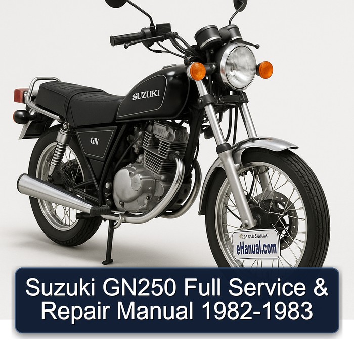 Suzuki GN250 Full Manual de servicio y reparación 1982-1983