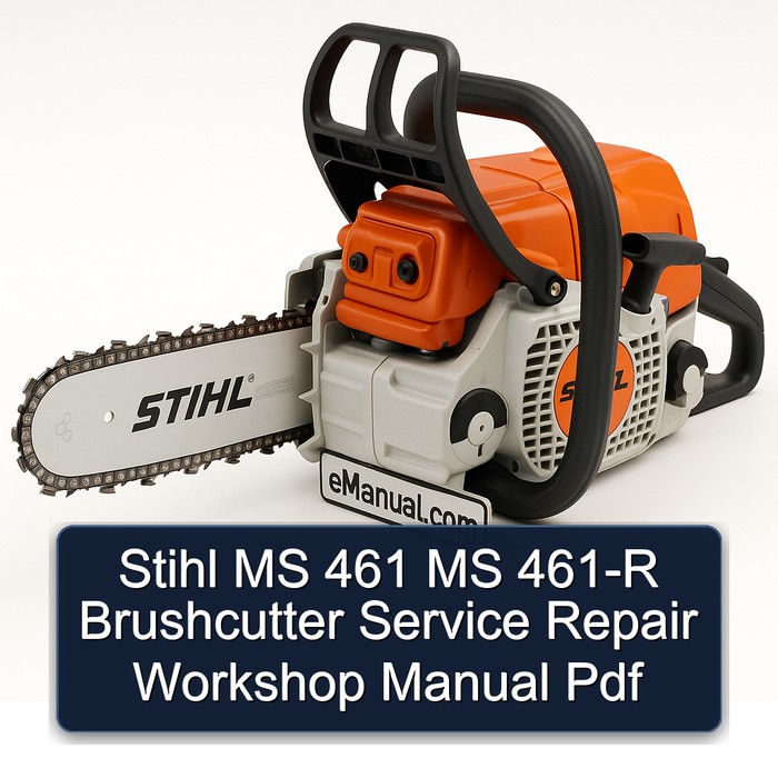 Stihl MS 461 MS 461-R Brushcutter Service Repair Workshop Manual Pdf