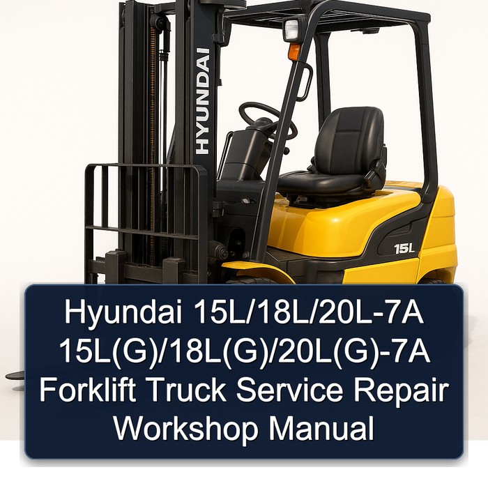 Manual de Servicio y Reparación de Montacargas Hyundai 15L/18L/20L-7A