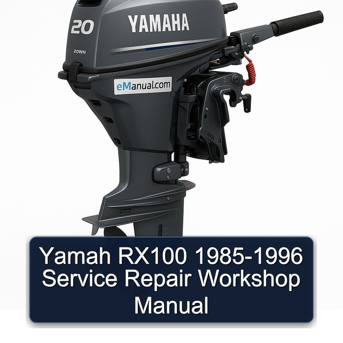 Manual de Reparación y Servicio Yamaha RX100 (1985-1996)
