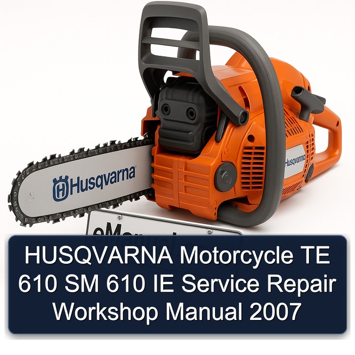 HUSQVARNA Motorcycle TE 610 SM 610 IE Service Repair Workshop Manual 2007