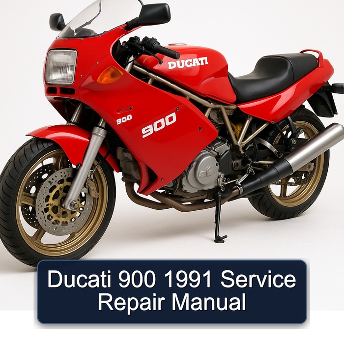 Ducati 900 1991 Manual de servicio y reparación