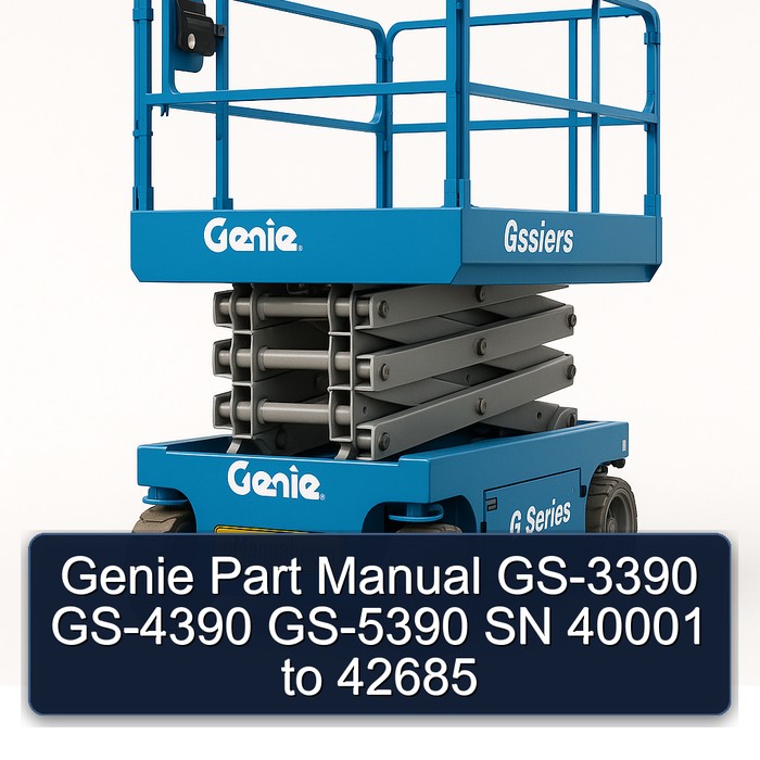 Genie Part Manual GS-3390 GS-4390 GS-5390 SN 40001 to 42685