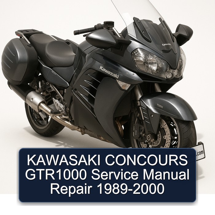 KAWASAKI CONCOURS GTR1000 Service Manual Repair 1989-2000