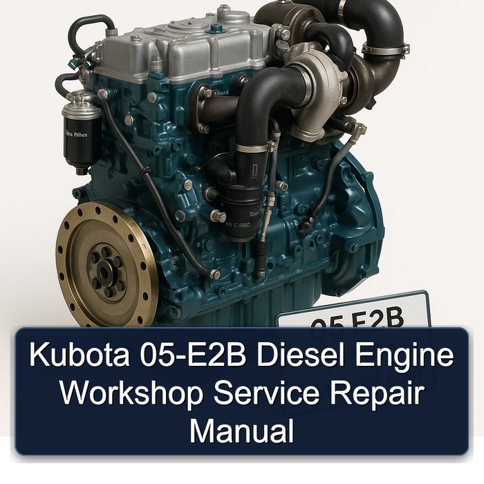 Manual de Reparación y Servicio del Motor Diésel Kubota 05-E2B