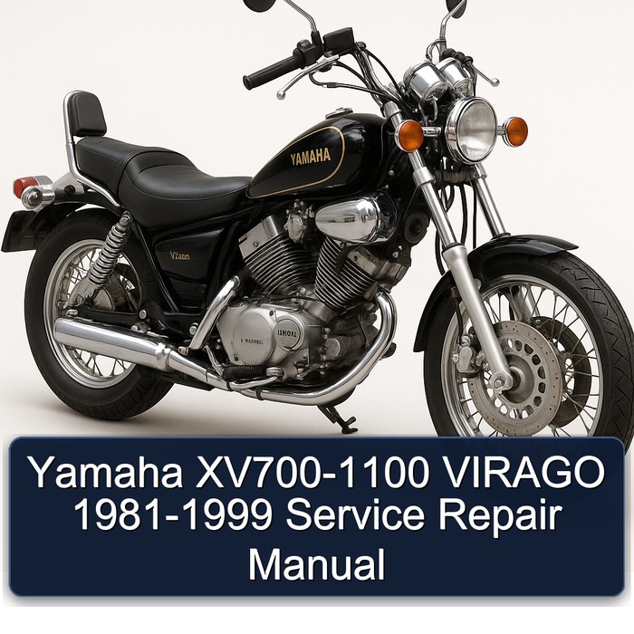 Yamaha XV700-1100 VIRAGO 1981-1999 Manual de servicio y reparación