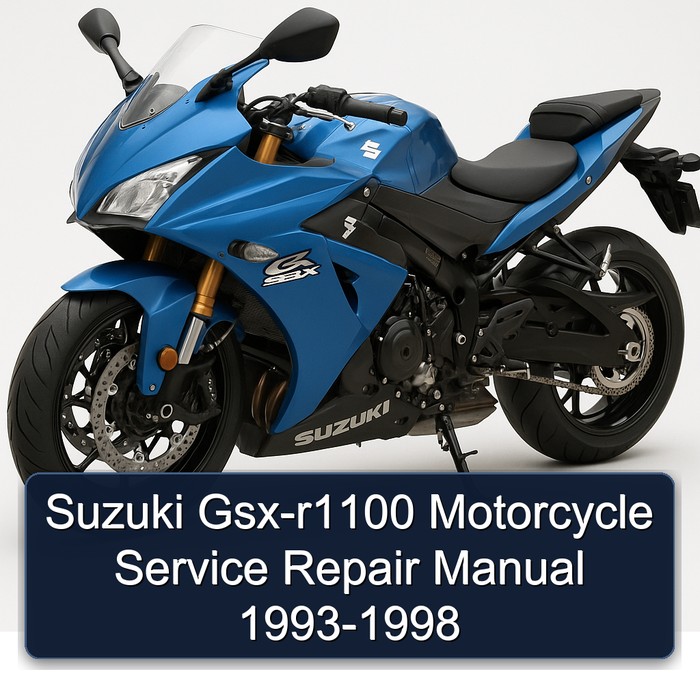 Suzuki Gsx-r1100 Motorcycle Service Repair Manual 1993-1998