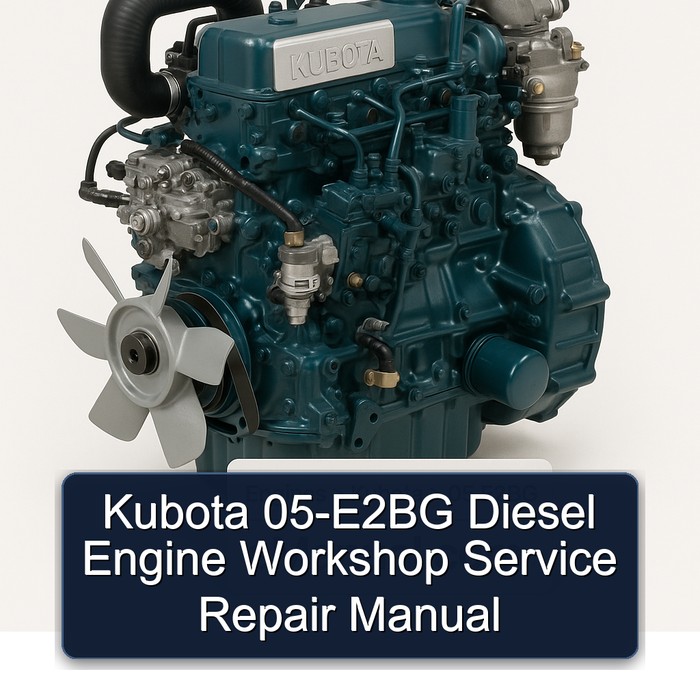Manual de Reparación y Servicio del Motor Diesel Kubota 05-E2BG