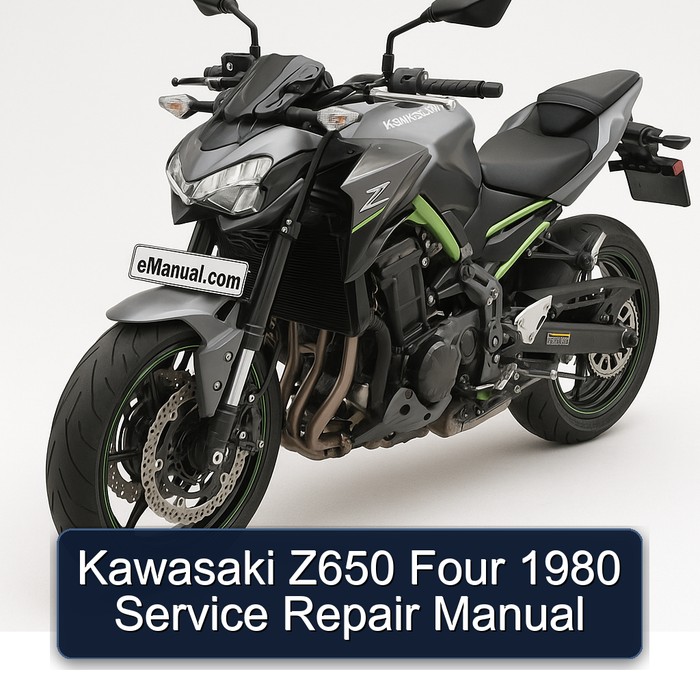 Kawasaki Z650 Four 1980 Manual de servicio y reparación