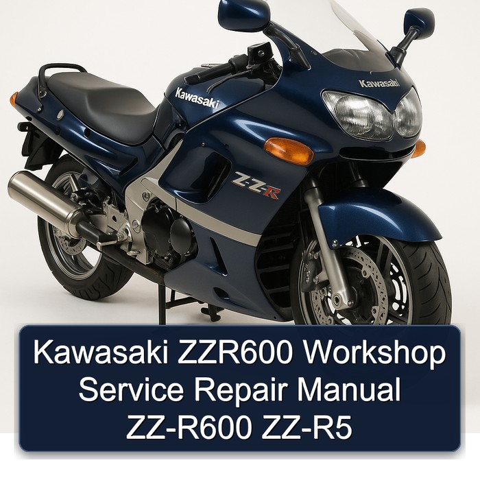 Kawasaki ZZR600 Workshop Manual de servicio y reparación ZZ-R600 ZZ-R5