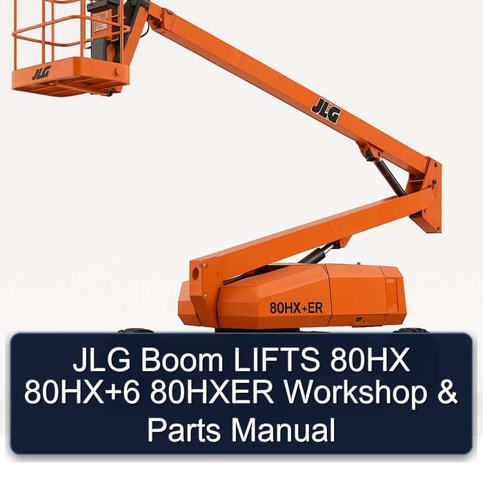 Jlg Boom Lifts 80HX 80HX+6 80HXER Workshop Parts Catalog PDF Download