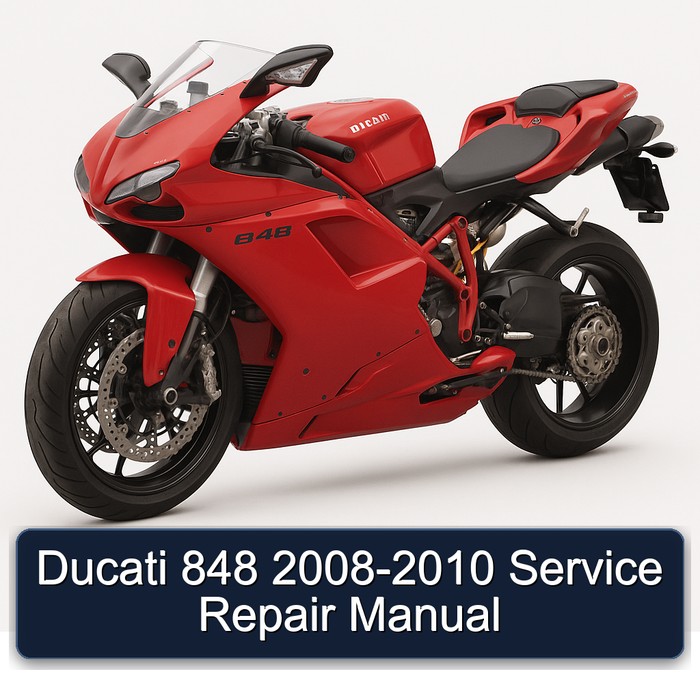 Ducati 848 2008-2010 Manual de servicio y reparación