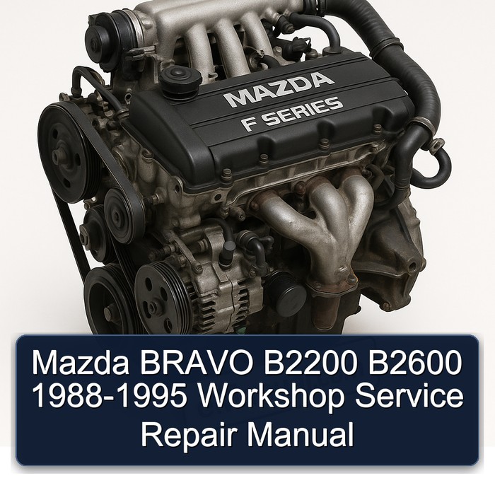 Mazda BRAVO B2200 B2600 1988-1995 Workshop Manual de servicio y reparación