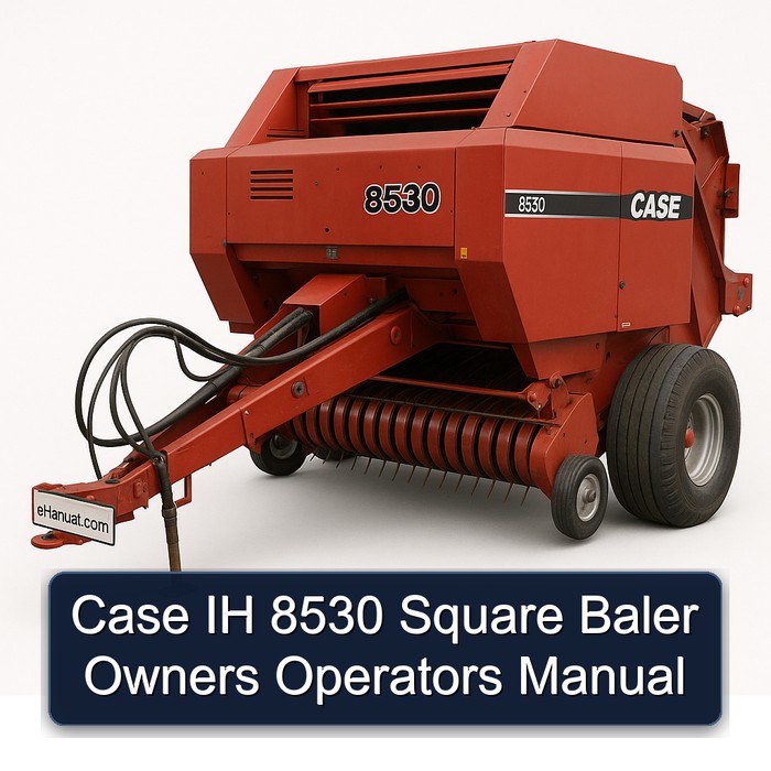 Case IH 8530 Square Baler Owners Operators Manual 