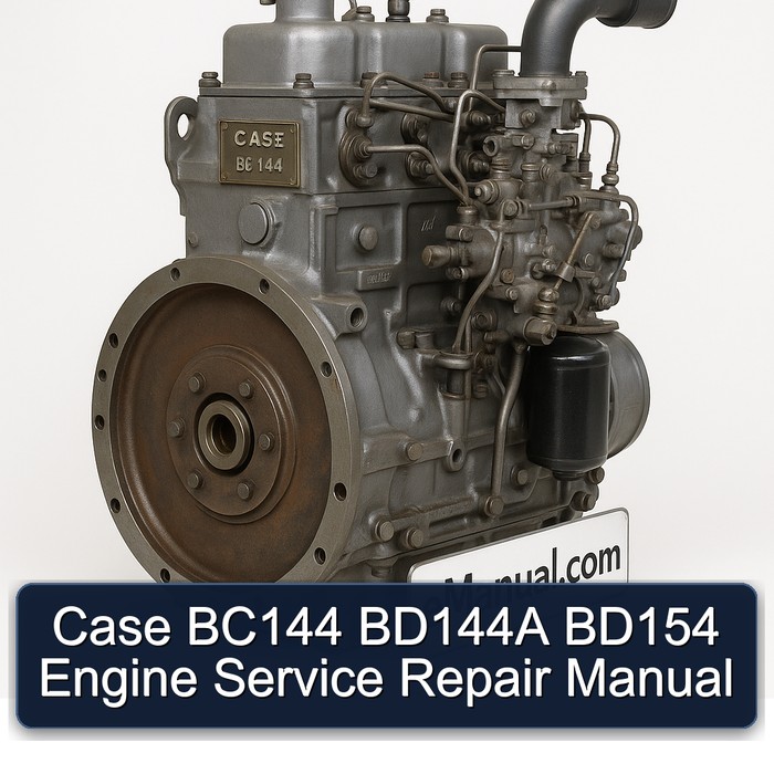 Case BC144 BD144A BD154 Engine Manual de servicio y reparación
