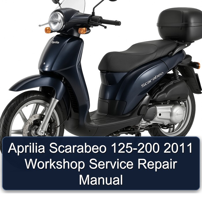 Aprilia Scarabeo 125-200 2011 Workshop Manual de servicio y reparación