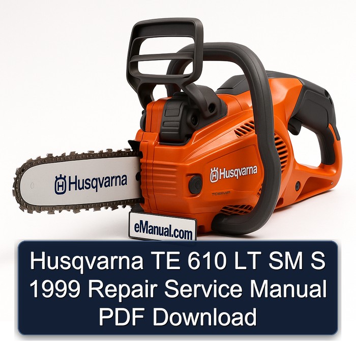 Husqvarna TE 610 LT SM S 1999 Repair Service Manual PDF Download