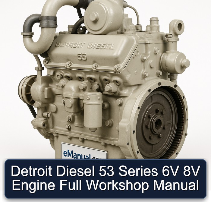 Detroit Diesel 53 Series 6V 8V Engine Full Workshop Manual