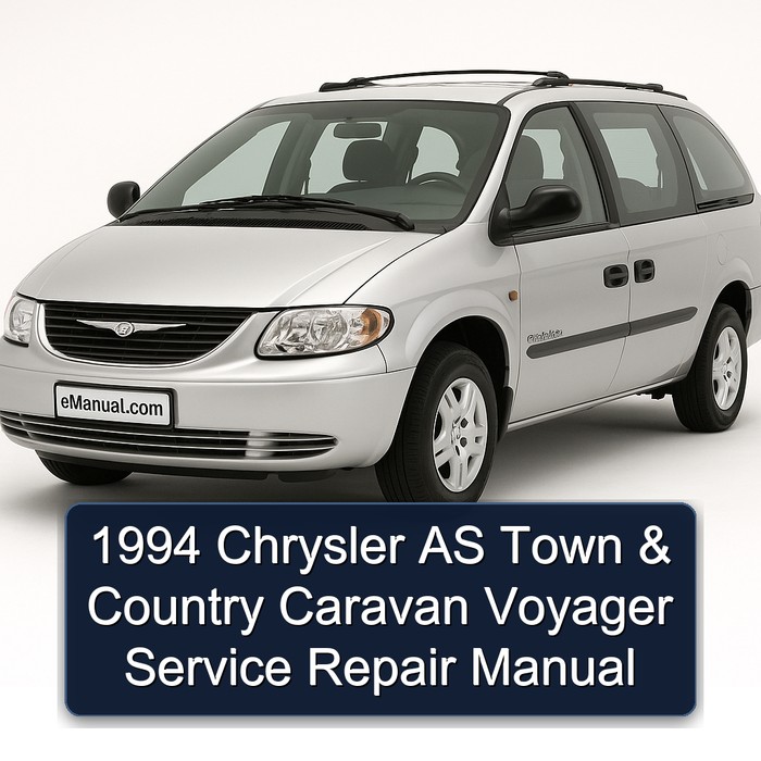 1994 Chrysler AS Town & Country Caravan Voyager Manual de servicio y reparación