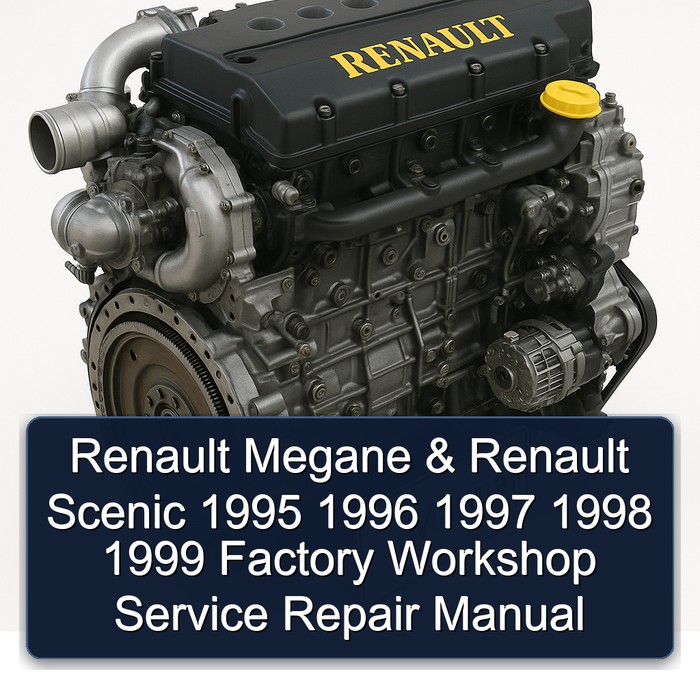 Renault Megane & Renault Scenic 1995 1996 1997 1998 1999 Factory Workshop Service Repair Manual 