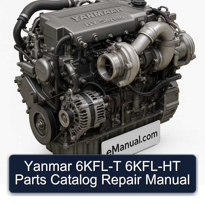 Yanmar 6KFL-T 6KFL-HT Parts Catalog Repair Manual