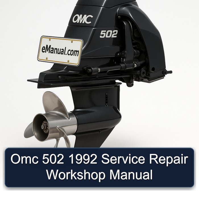Omc 502 1992 Service Repair Workshop Manual