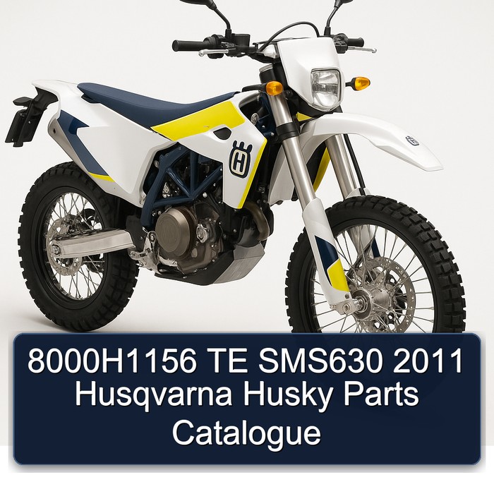 8000H1156 TE SMS630 2011 Husqvarna Husky Parts Catalogue