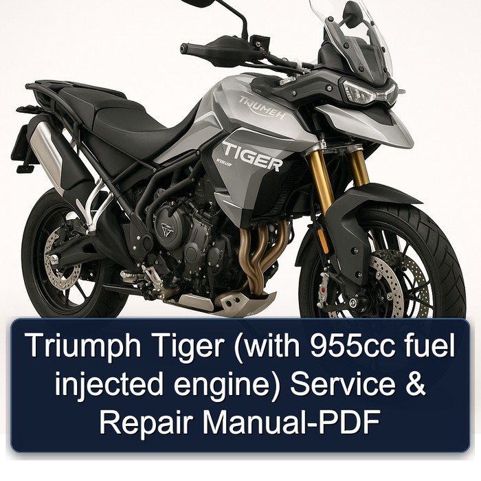 Triumph Tiger (with 955cc fuel injected engine) Manual de servicio y reparación-PDF