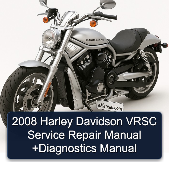 2008 Harley Davidson VRSC Manual de servicio y reparación +Diagnostics Manual